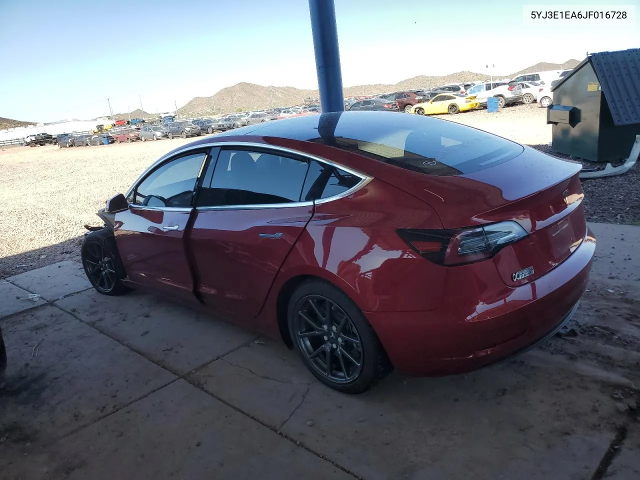 5YJ3E1EA6JF016728 2018 Tesla Model 3