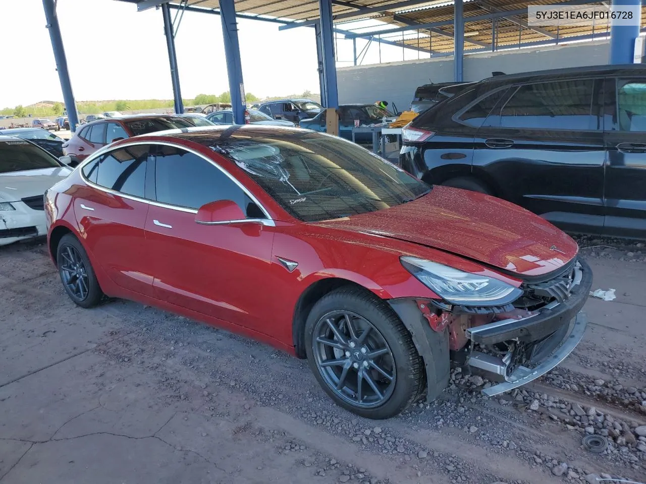 5YJ3E1EA6JF016728 2018 Tesla Model 3