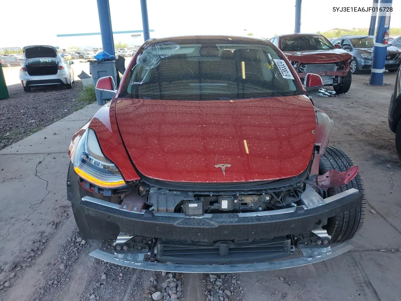 5YJ3E1EA6JF016728 2018 Tesla Model 3