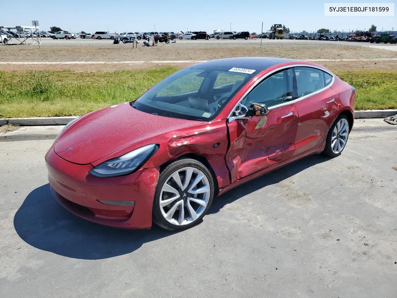 5YJ3E1EB0JF181599 2018 Tesla Model 3