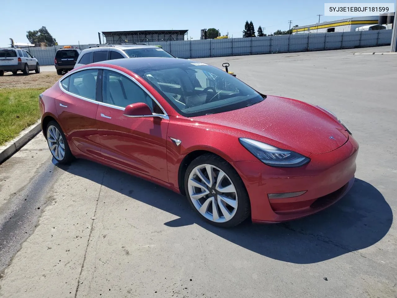 5YJ3E1EB0JF181599 2018 Tesla Model 3