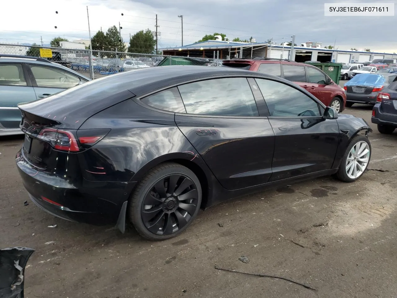 2018 Tesla Model 3 VIN: 5YJ3E1EB6JF071611 Lot: 68666854