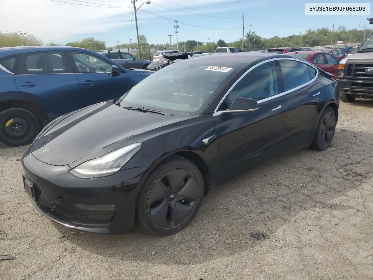 5YJ3E1EB9JF068203 2018 Tesla Model 3