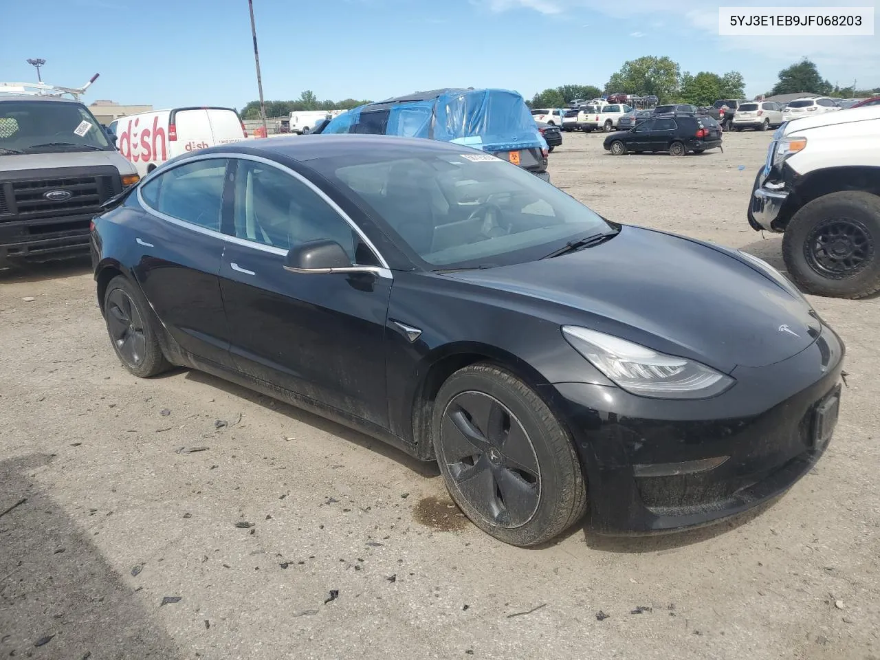 5YJ3E1EB9JF068203 2018 Tesla Model 3