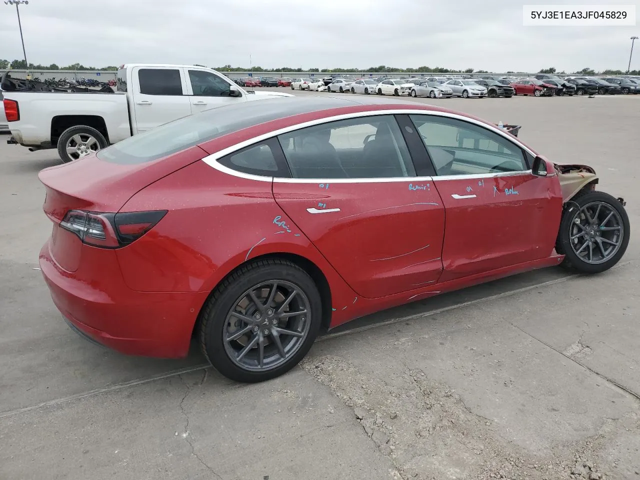 5YJ3E1EA3JF045829 2018 Tesla Model 3