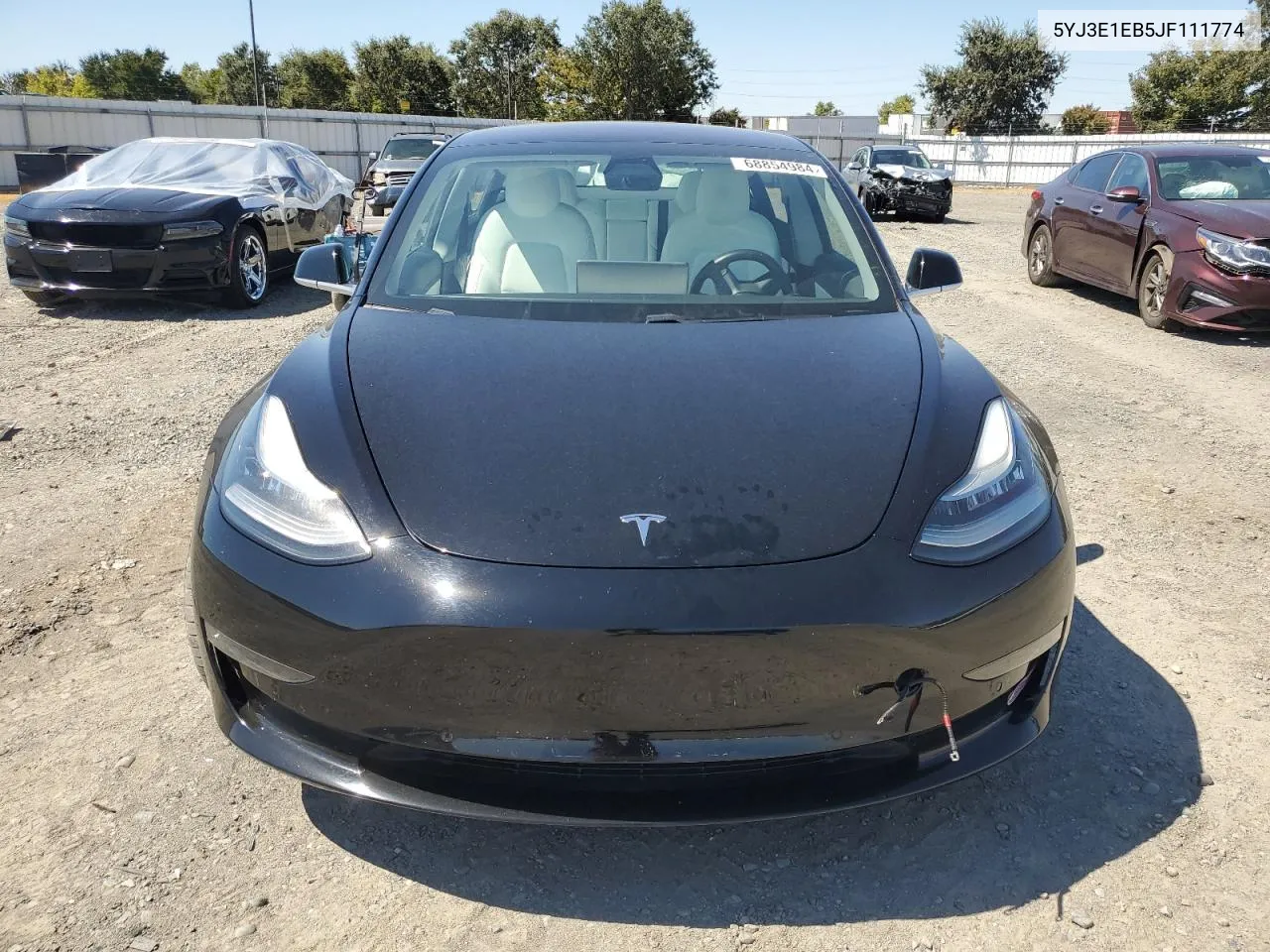 5YJ3E1EB5JF111774 2018 Tesla Model 3