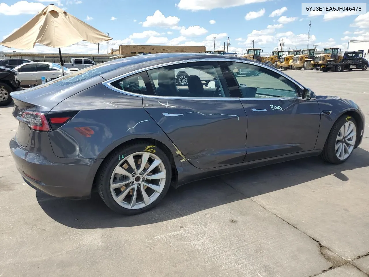 5YJ3E1EA5JF046478 2018 Tesla Model 3