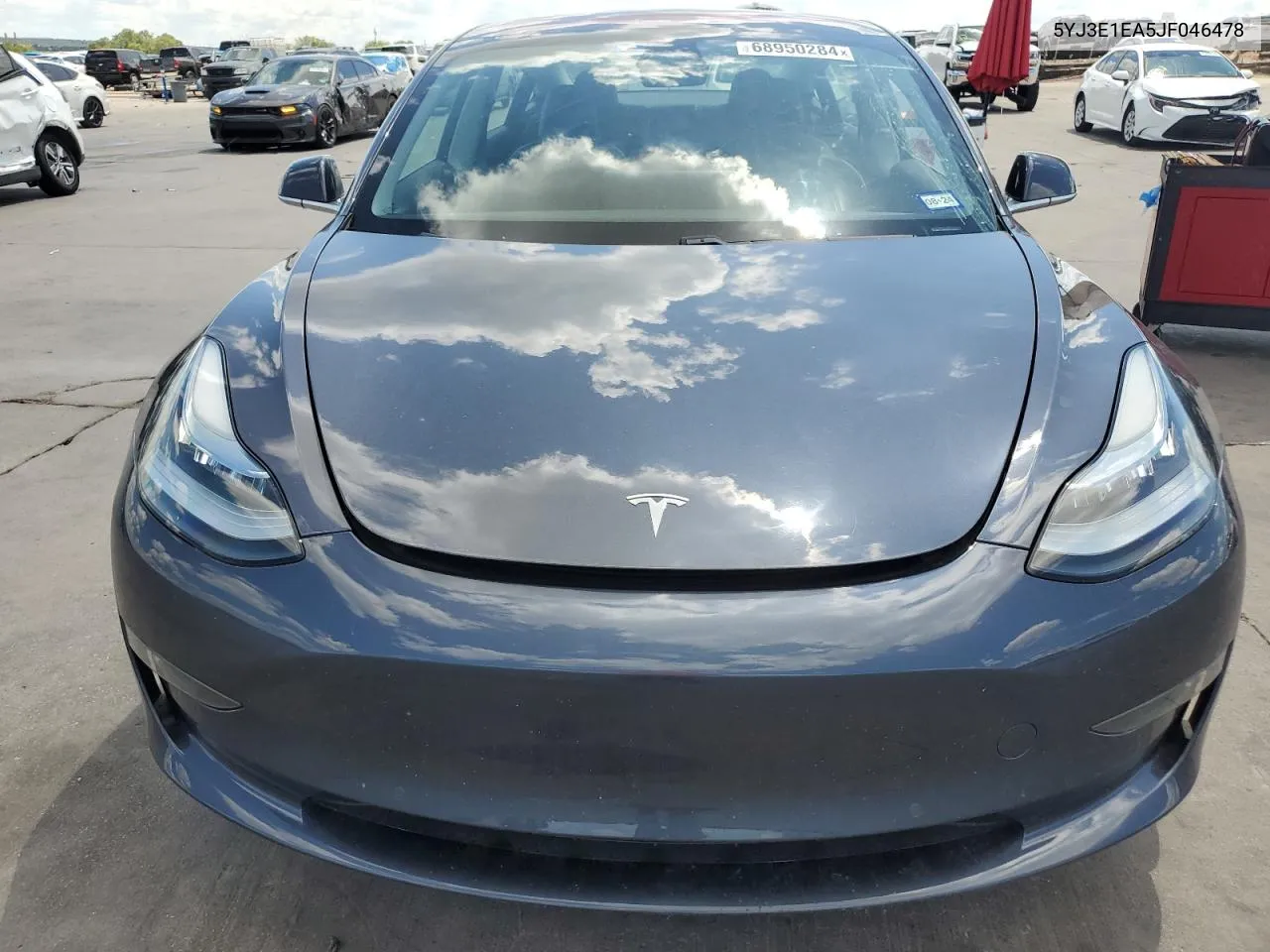 2018 Tesla Model 3 VIN: 5YJ3E1EA5JF046478 Lot: 68950284