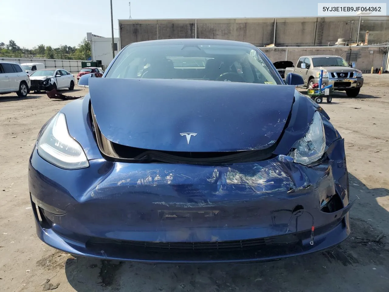 2018 Tesla Model 3 VIN: 5YJ3E1EB9JF064362 Lot: 69182574