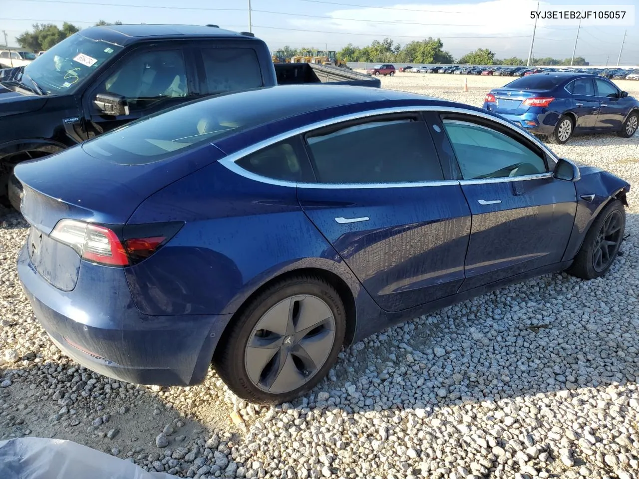 5YJ3E1EB2JF105057 2018 Tesla Model 3