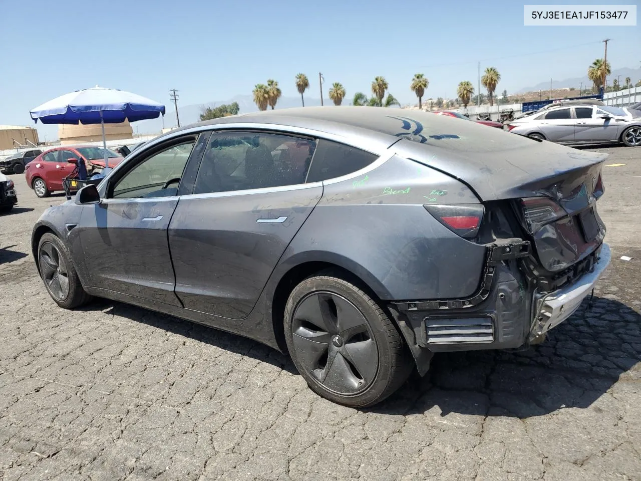 2018 Tesla Model 3 VIN: 5YJ3E1EA1JF153477 Lot: 69263464