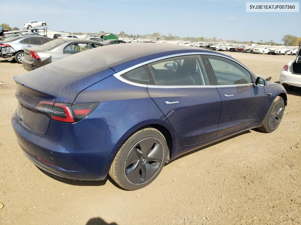 2018 Tesla Model 3 VIN: 5YJ3E1EA7JF007360 Lot: 69321374