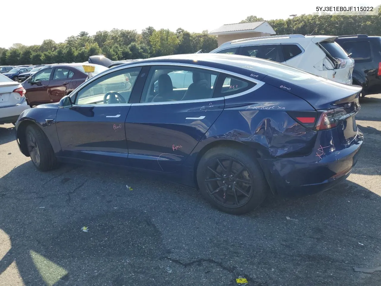 5YJ3E1EB0JF115022 2018 Tesla Model 3