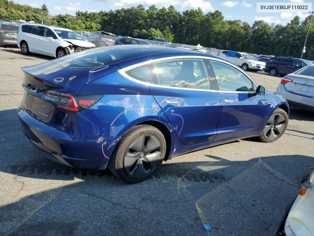 5YJ3E1EB0JF115022 2018 Tesla Model 3