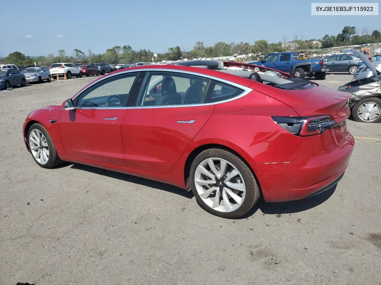 2018 Tesla Model 3 VIN: 5YJ3E1EB3JF115922 Lot: 69682464