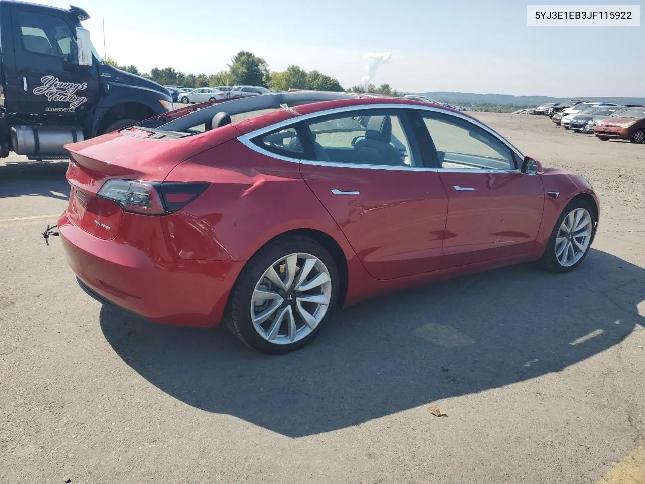 2018 Tesla Model 3 VIN: 5YJ3E1EB3JF115922 Lot: 69682464