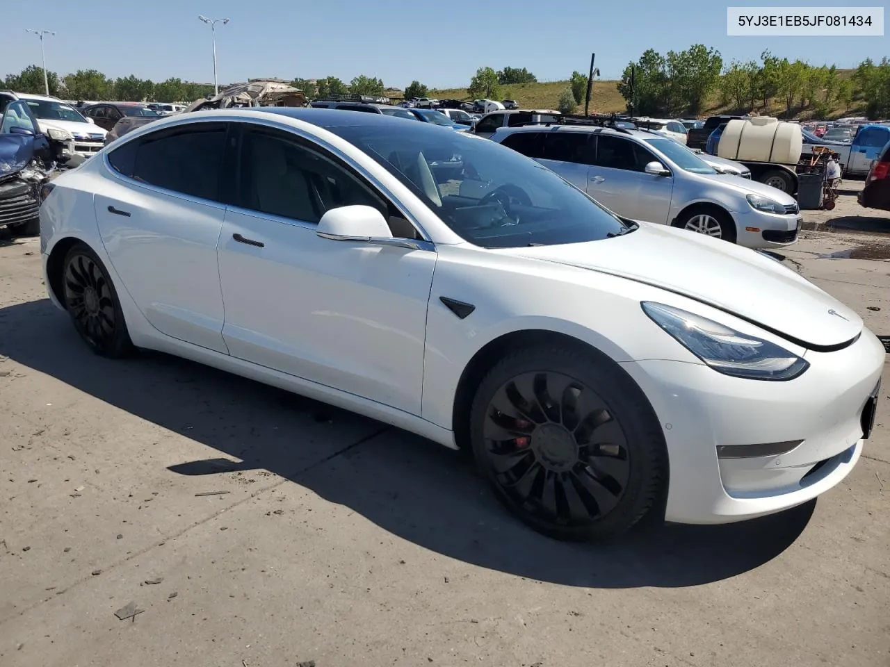 2018 Tesla Model 3 VIN: 5YJ3E1EB5JF081434 Lot: 69697174