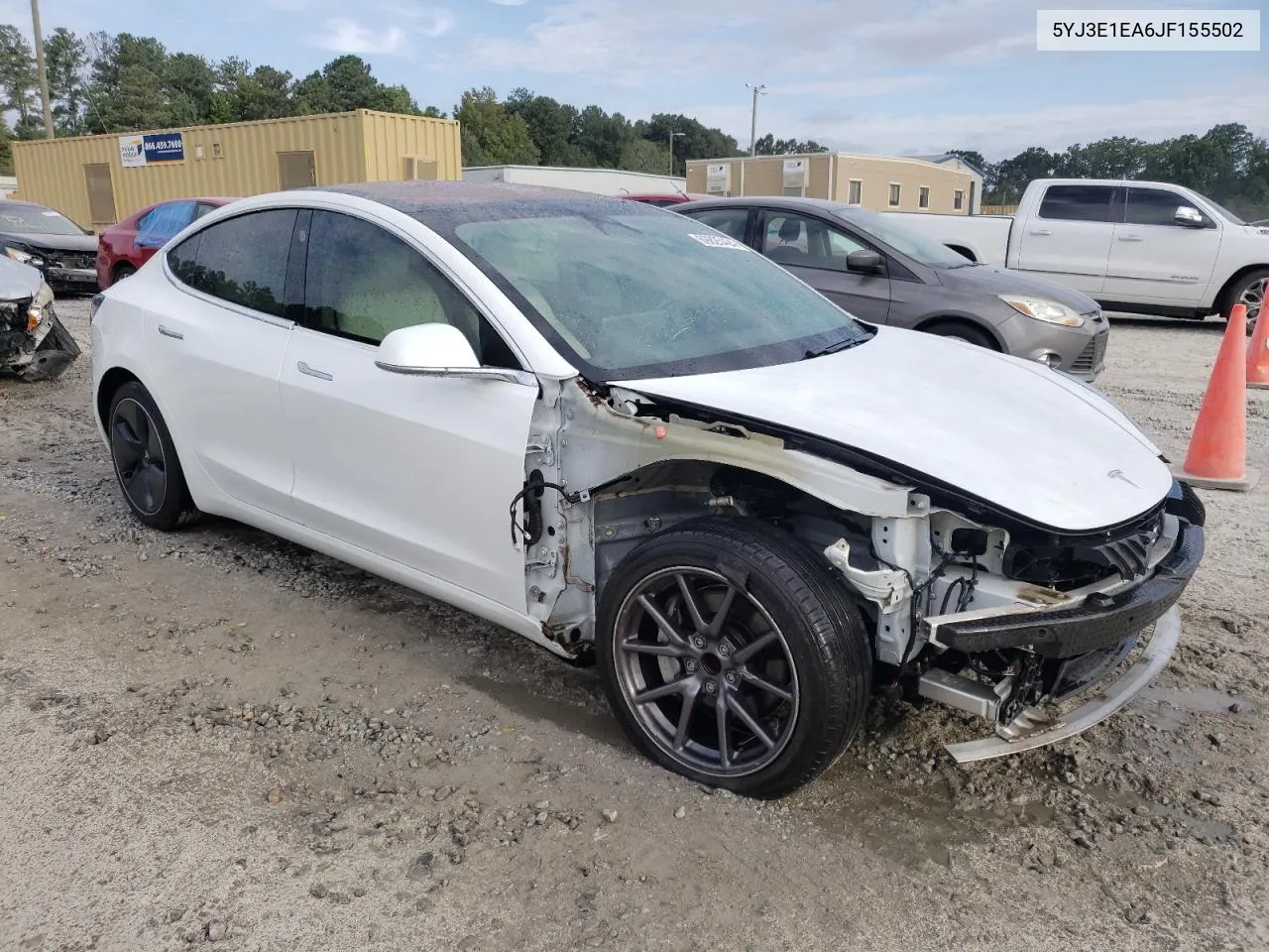 5YJ3E1EA6JF155502 2018 Tesla Model 3