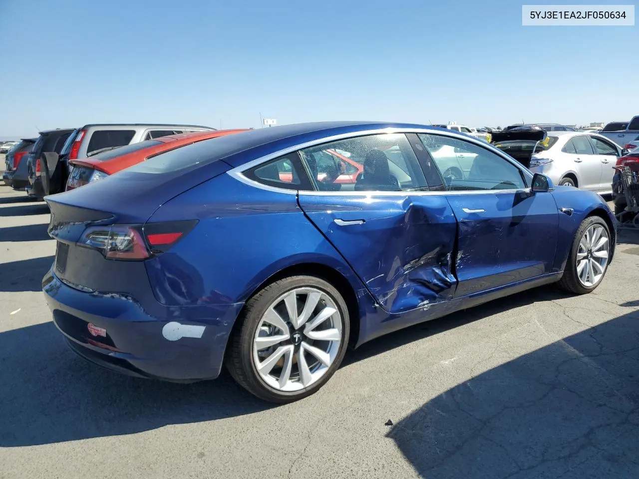 2018 Tesla Model 3 VIN: 5YJ3E1EA2JF050634 Lot: 69854084