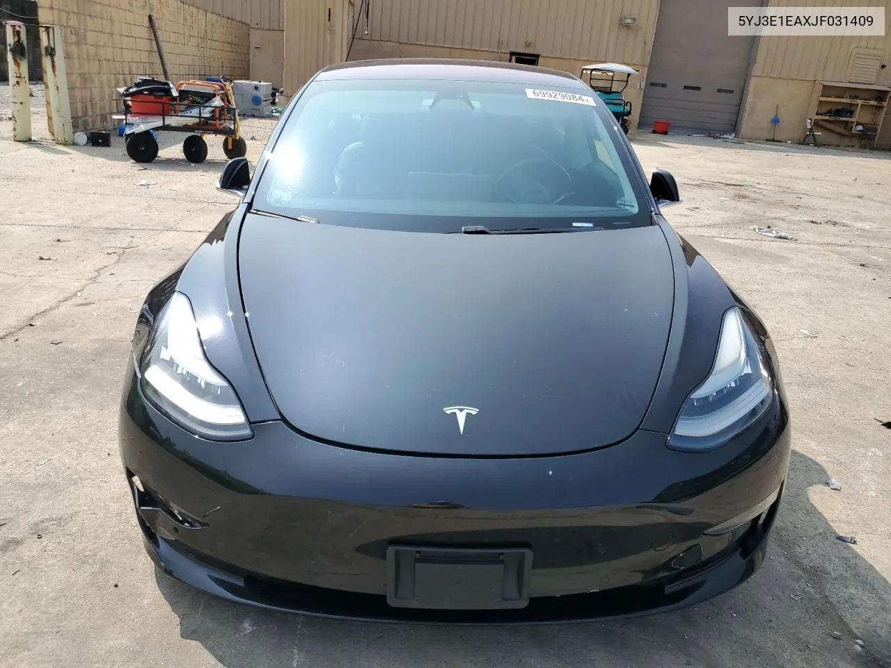 2018 Tesla Model 3 VIN: 5YJ3E1EAXJF031409 Lot: 69929084