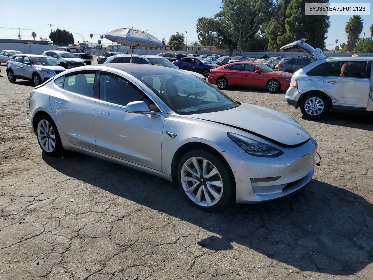 5YJ3E1EA7JF012123 2018 Tesla Model 3