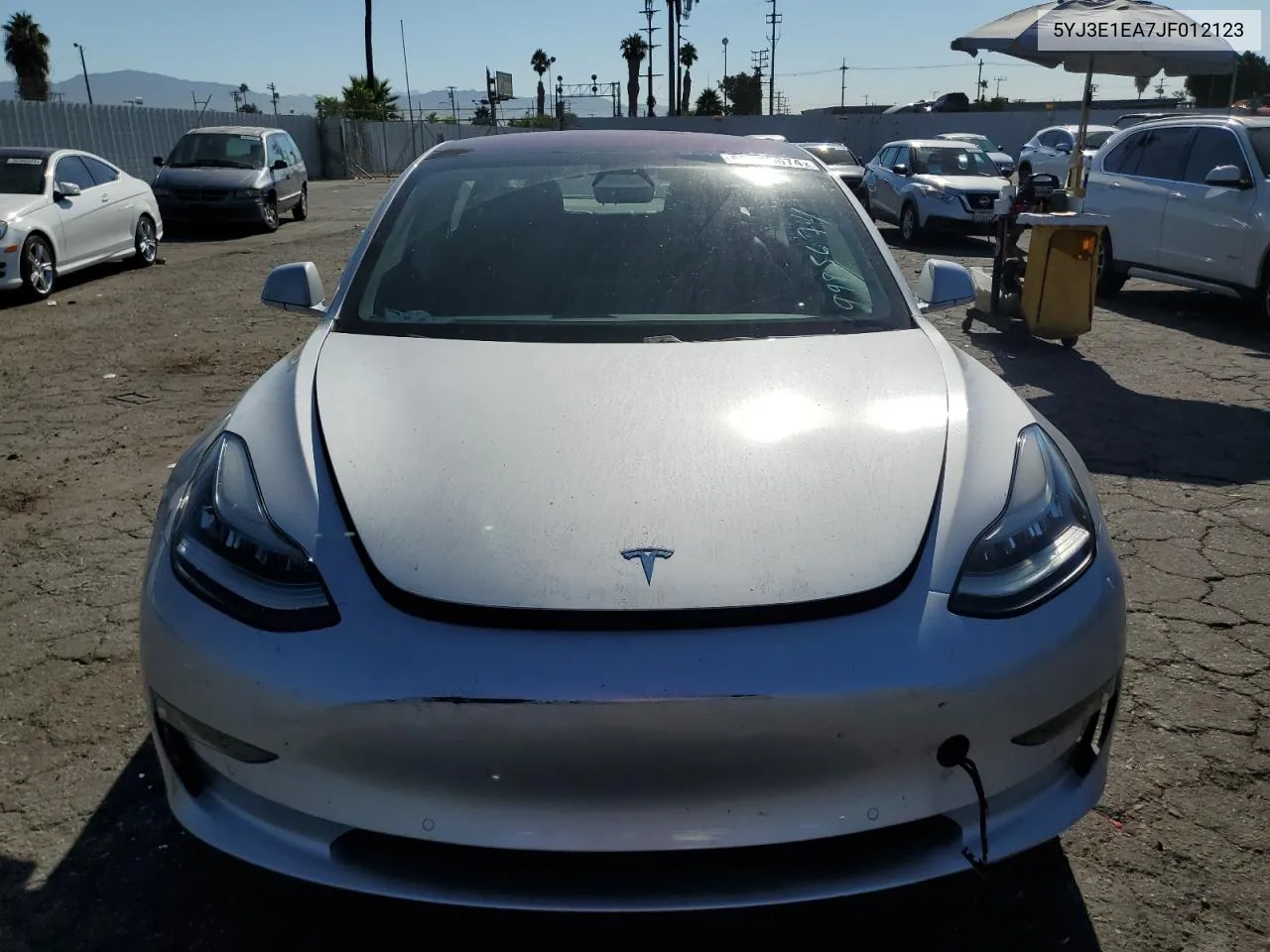 5YJ3E1EA7JF012123 2018 Tesla Model 3