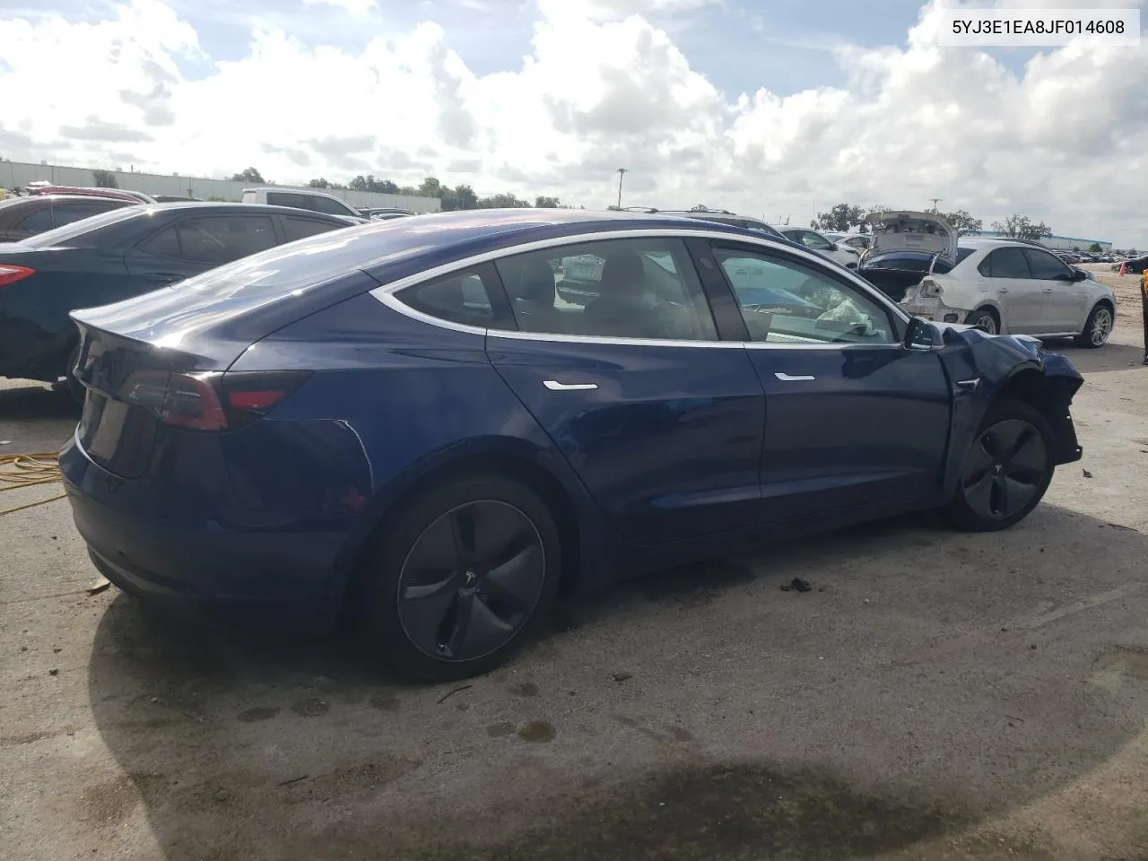 5YJ3E1EA8JF014608 2018 Tesla Model 3