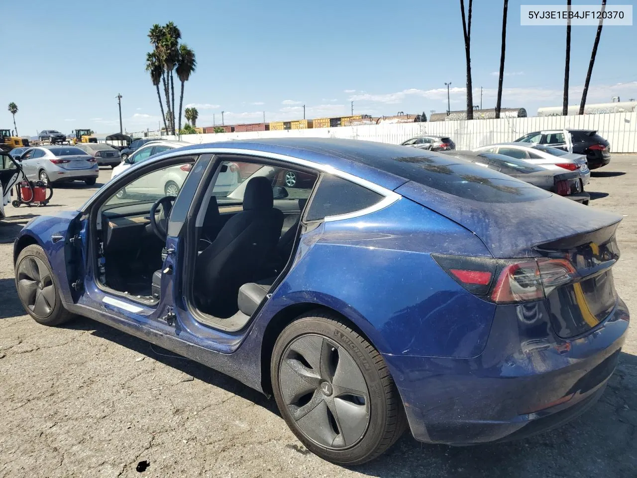 2018 Tesla Model 3 VIN: 5YJ3E1EB4JF120370 Lot: 70049024