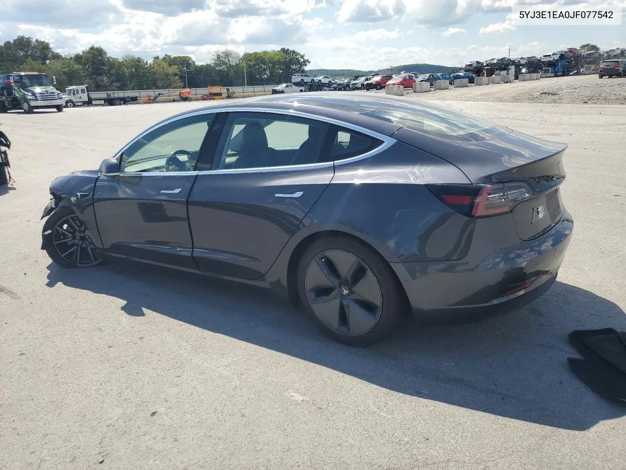 2018 Tesla Model 3 VIN: 5YJ3E1EA0JF077542 Lot: 70095484