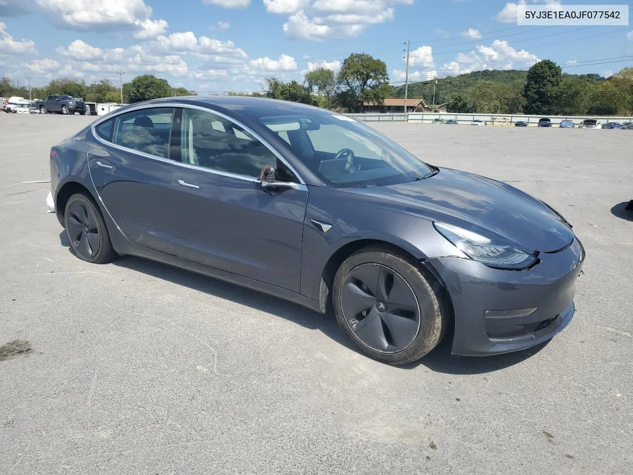 2018 Tesla Model 3 VIN: 5YJ3E1EA0JF077542 Lot: 70095484