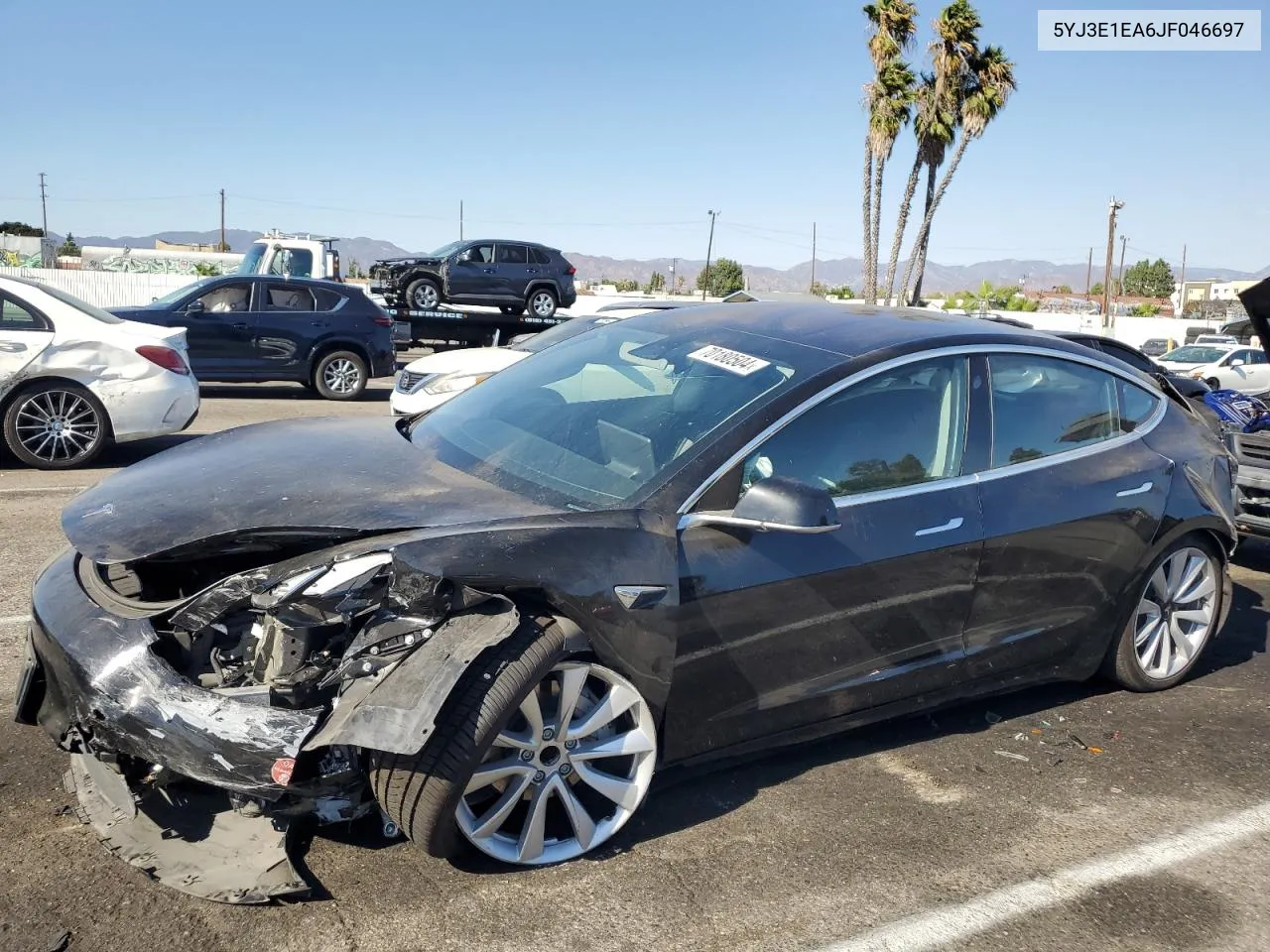 5YJ3E1EA6JF046697 2018 Tesla Model 3