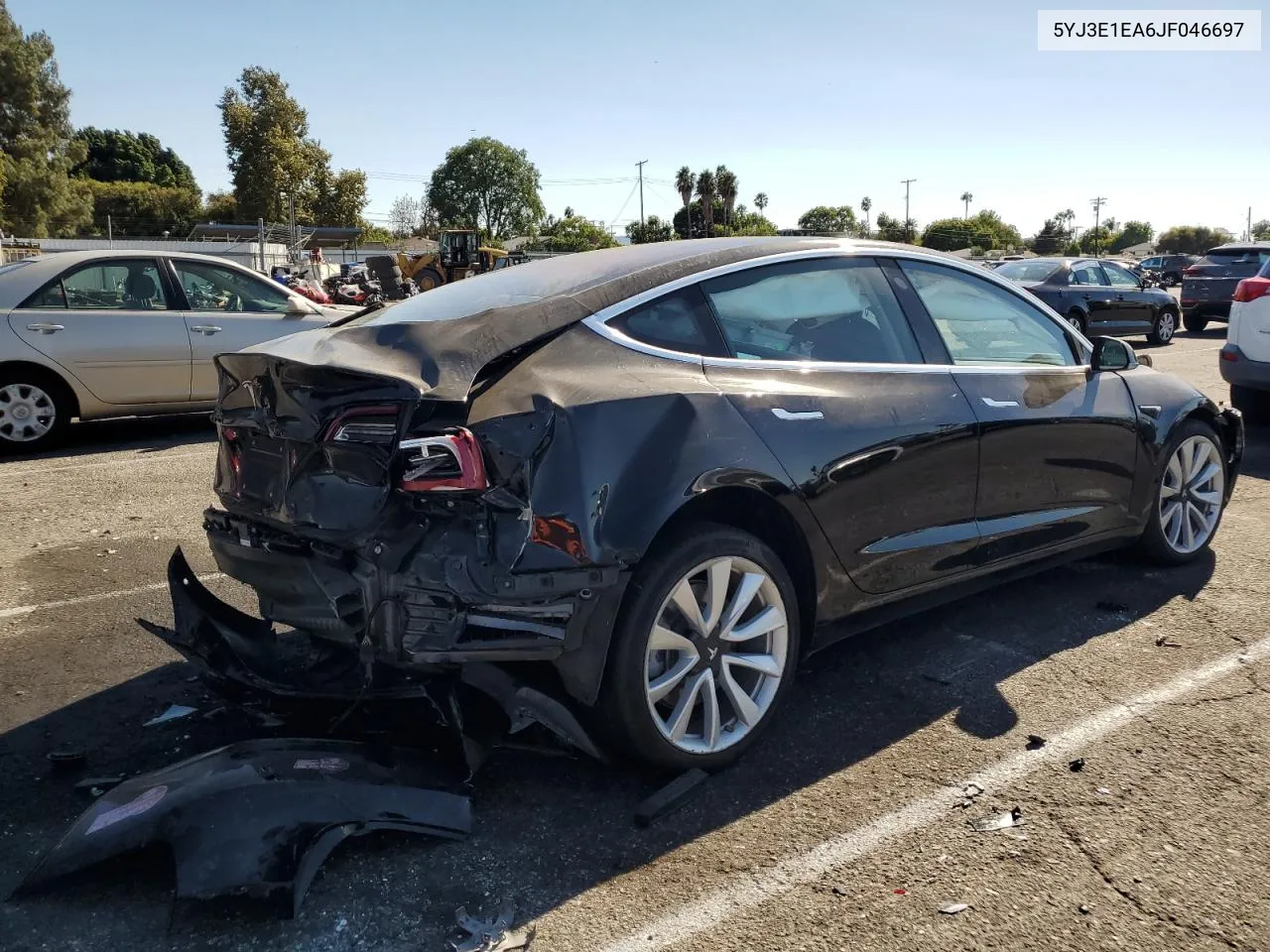 2018 Tesla Model 3 VIN: 5YJ3E1EA6JF046697 Lot: 70180504