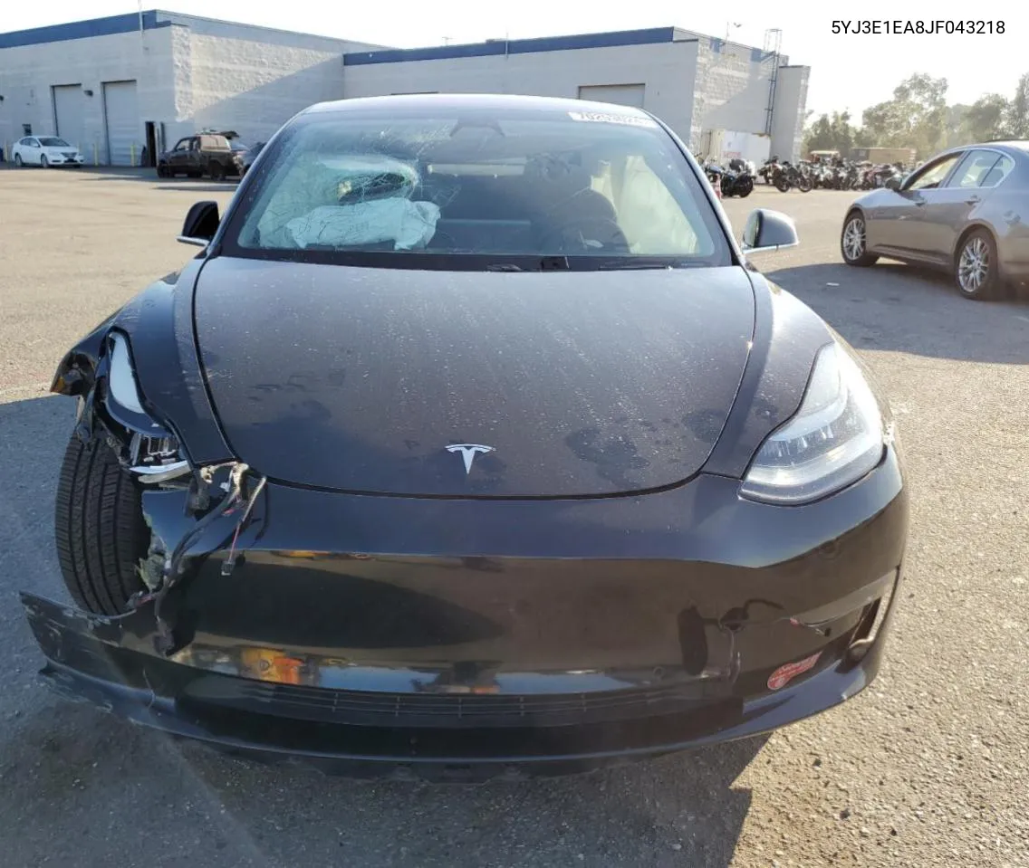 5YJ3E1EA8JF043218 2018 Tesla Model 3