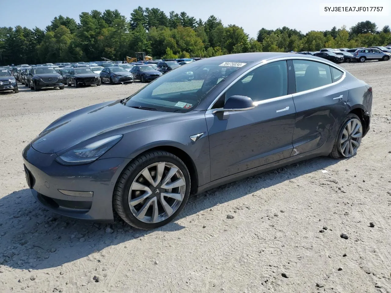 2018 Tesla Model 3 VIN: 5YJ3E1EA7JF017757 Lot: 70475834