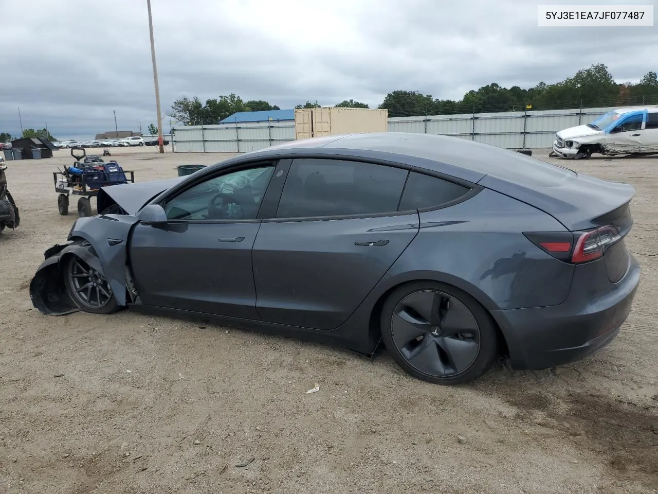 2018 Tesla Model 3 VIN: 5YJ3E1EA7JF077487 Lot: 70560034