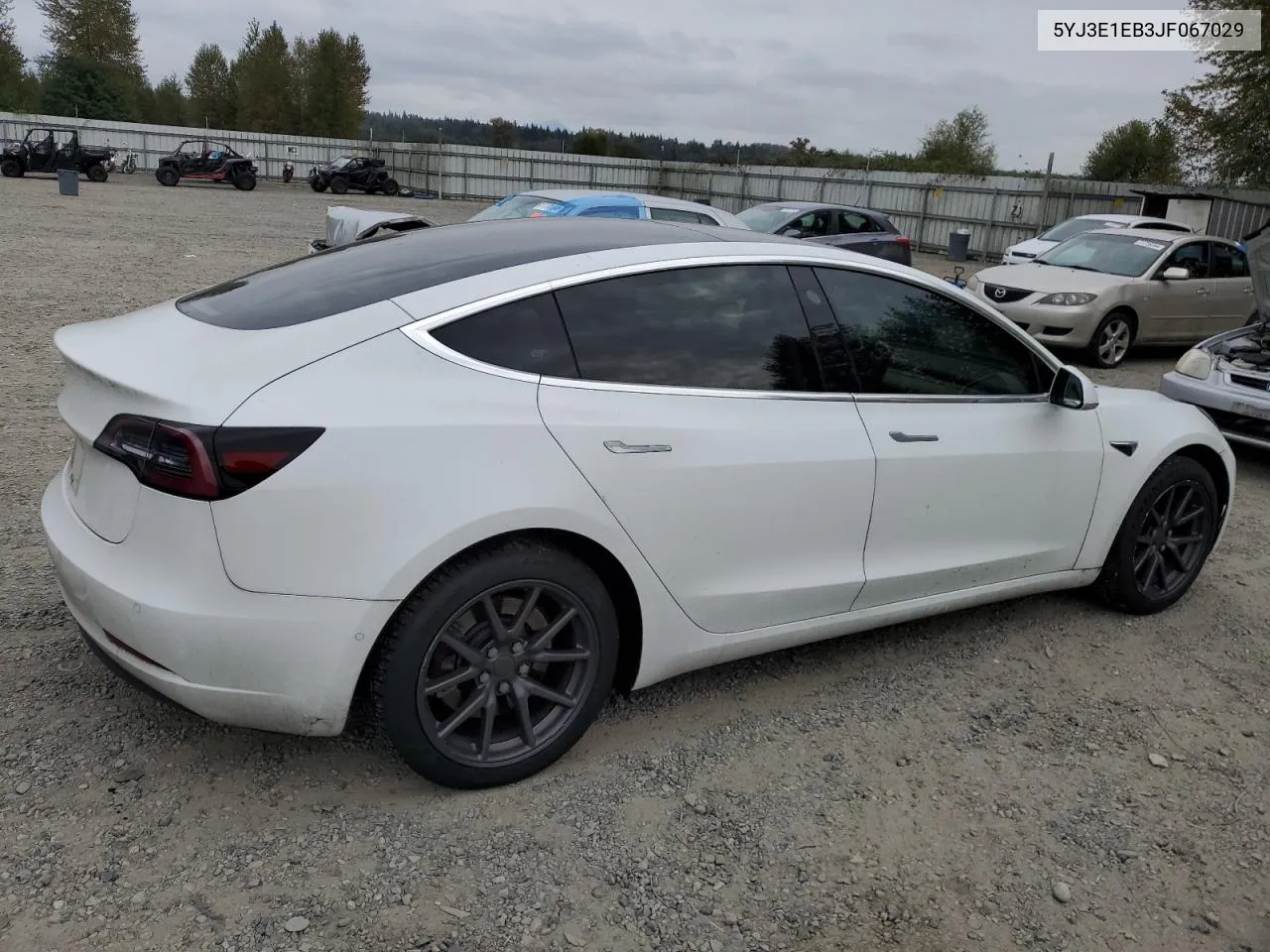 2018 Tesla Model 3 VIN: 5YJ3E1EB3JF067029 Lot: 70810544