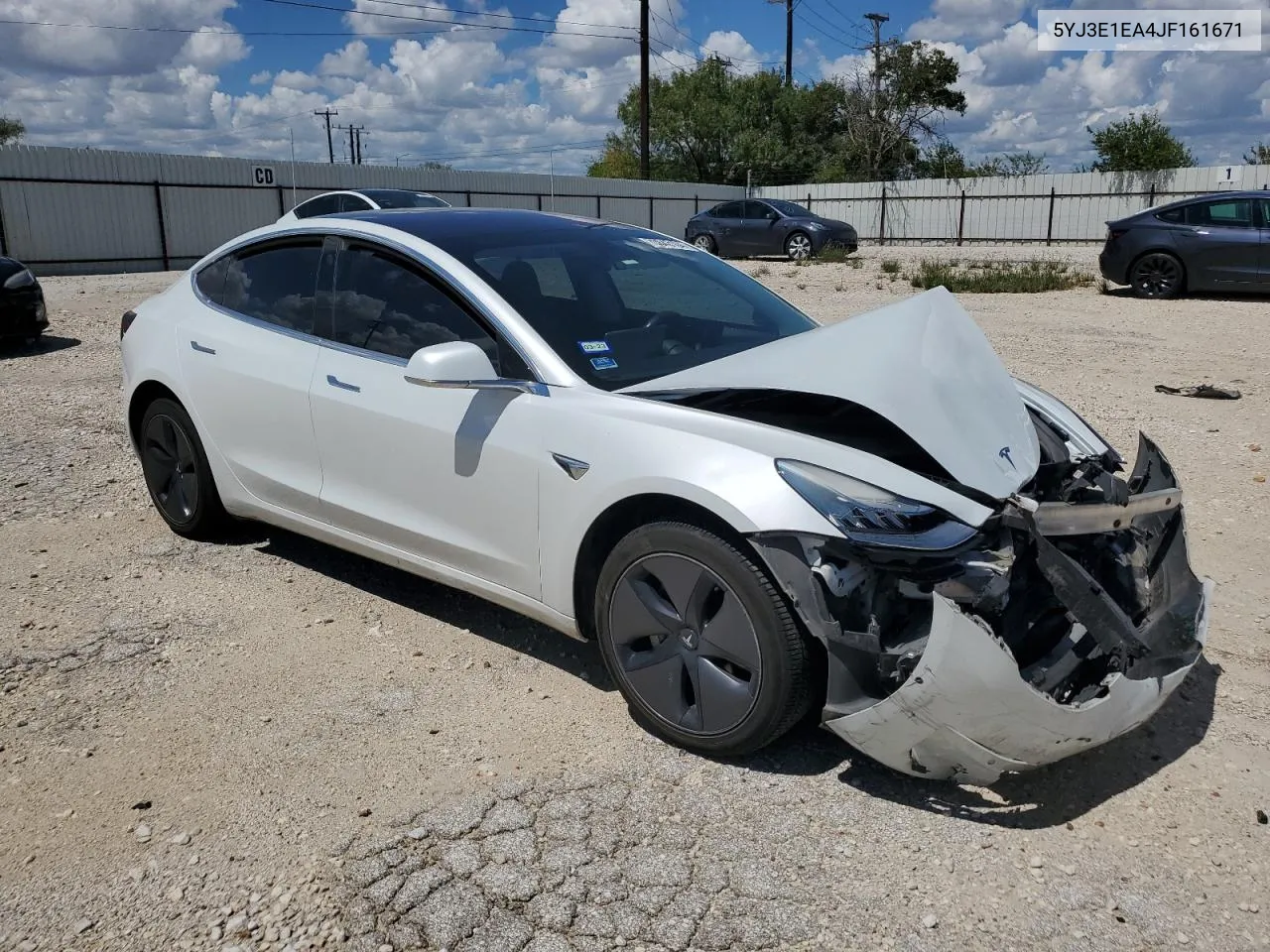 2018 Tesla Model 3 VIN: 5YJ3E1EA4JF161671 Lot: 70843104