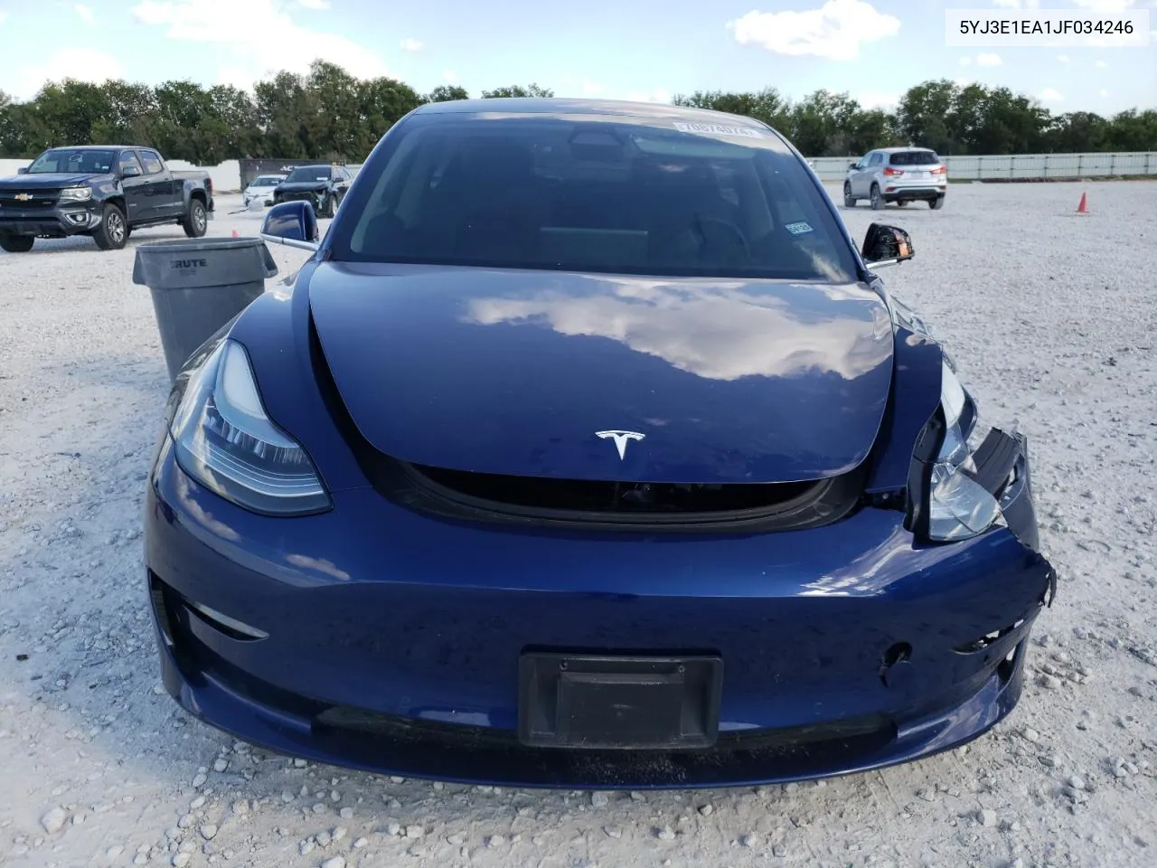 2018 Tesla Model 3 VIN: 5YJ3E1EA1JF034246 Lot: 70874074