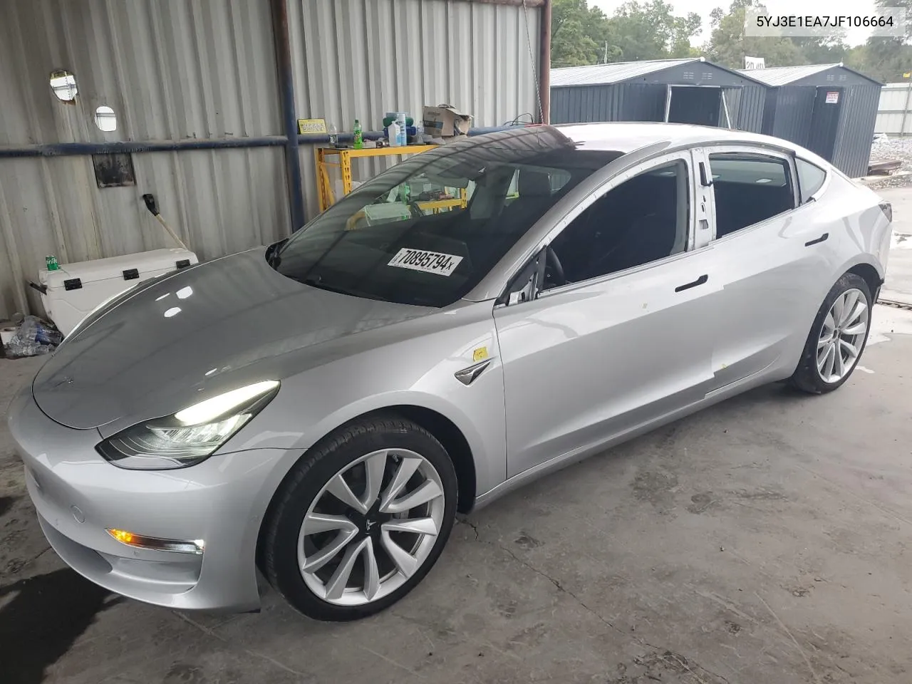 5YJ3E1EA7JF106664 2018 Tesla Model 3