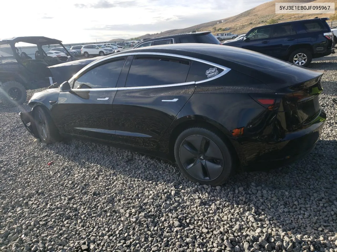 2018 Tesla Model 3 VIN: 5YJ3E1EB0JF095967 Lot: 71102664