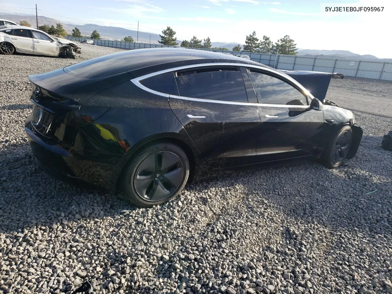 2018 Tesla Model 3 VIN: 5YJ3E1EB0JF095967 Lot: 71102664