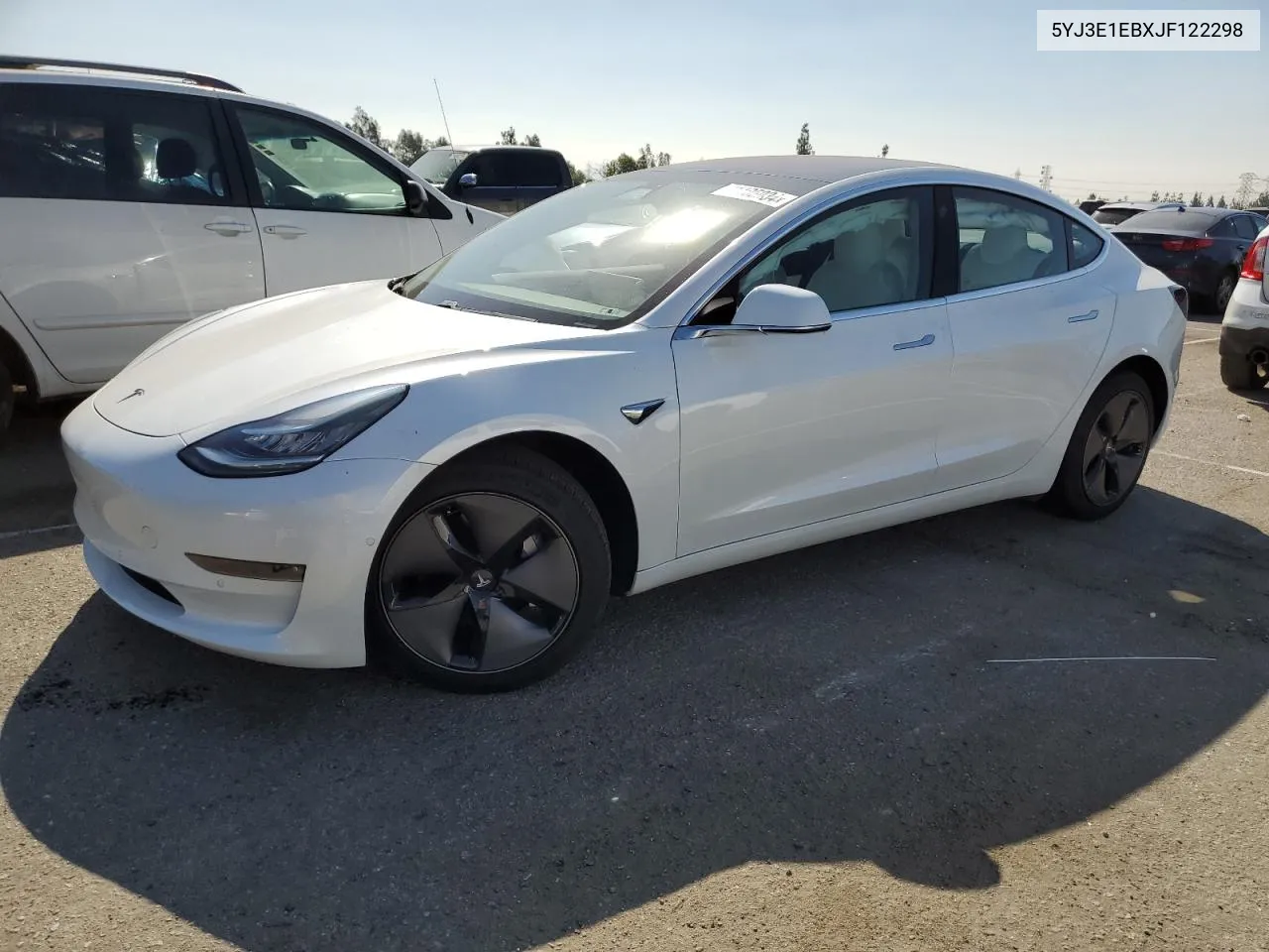 2018 Tesla Model 3 VIN: 5YJ3E1EBXJF122298 Lot: 71105934