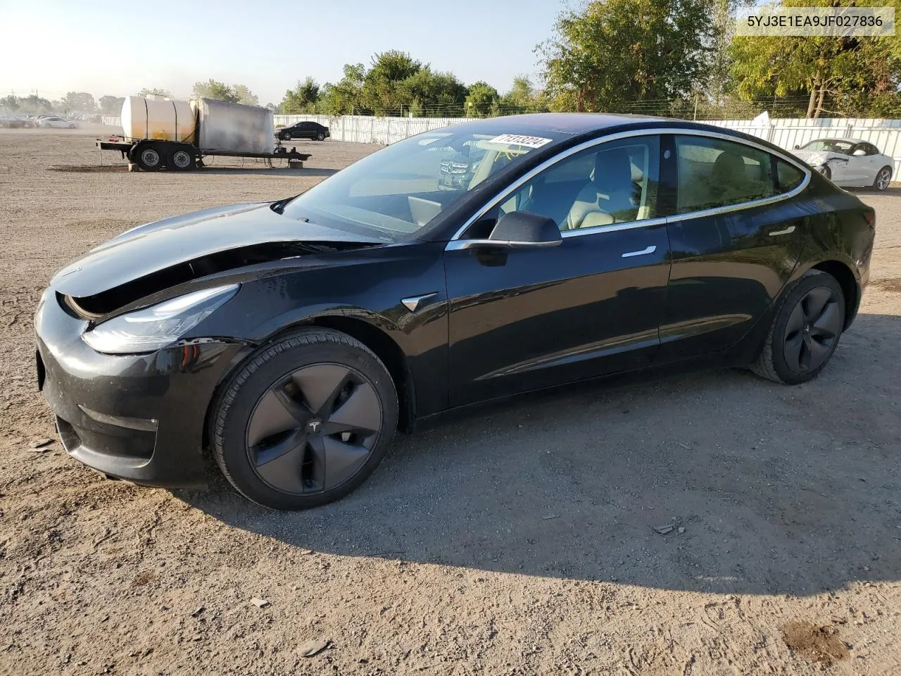 2018 Tesla Model 3 VIN: 5YJ3E1EA9JF027836 Lot: 71313224