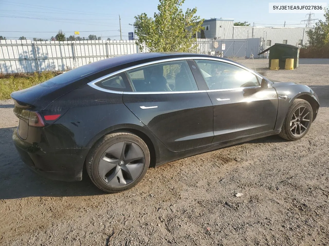 5YJ3E1EA9JF027836 2018 Tesla Model 3