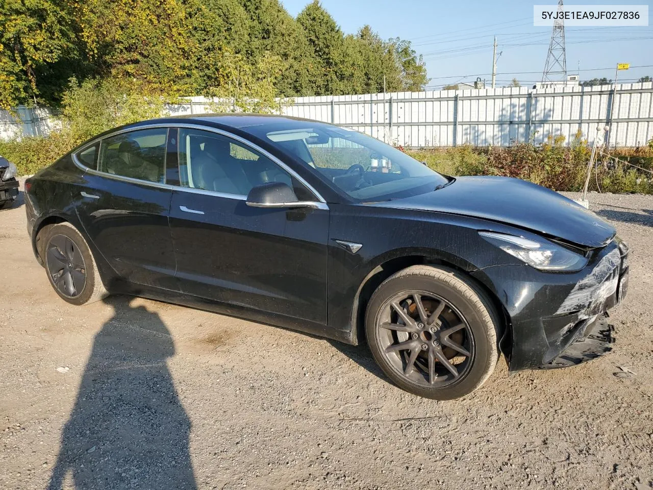 5YJ3E1EA9JF027836 2018 Tesla Model 3