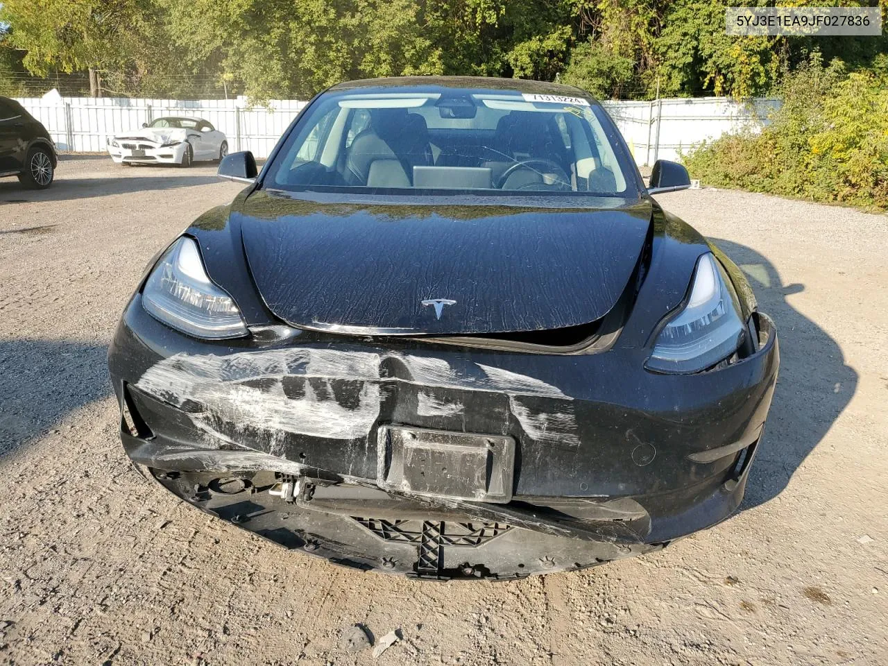 2018 Tesla Model 3 VIN: 5YJ3E1EA9JF027836 Lot: 71313224