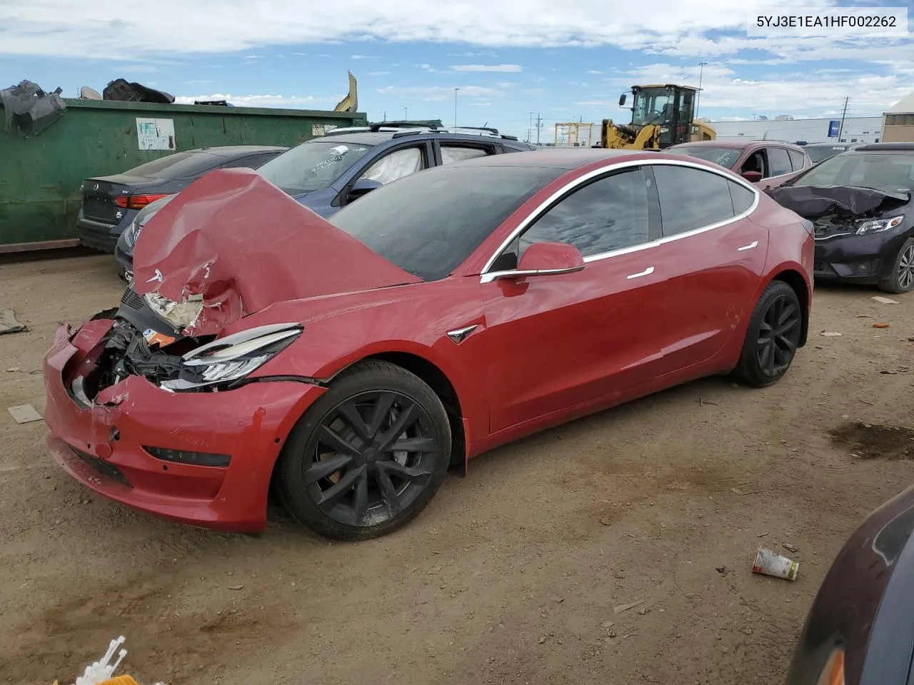 2018 Tesla Model 3 VIN: 5YJ3E1EA1HF002262 Lot: 71317644