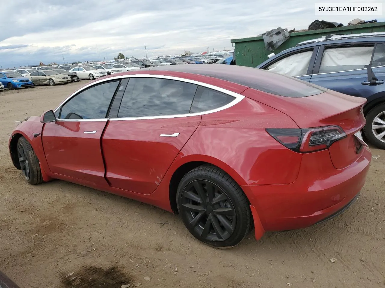 2018 Tesla Model 3 VIN: 5YJ3E1EA1HF002262 Lot: 71317644