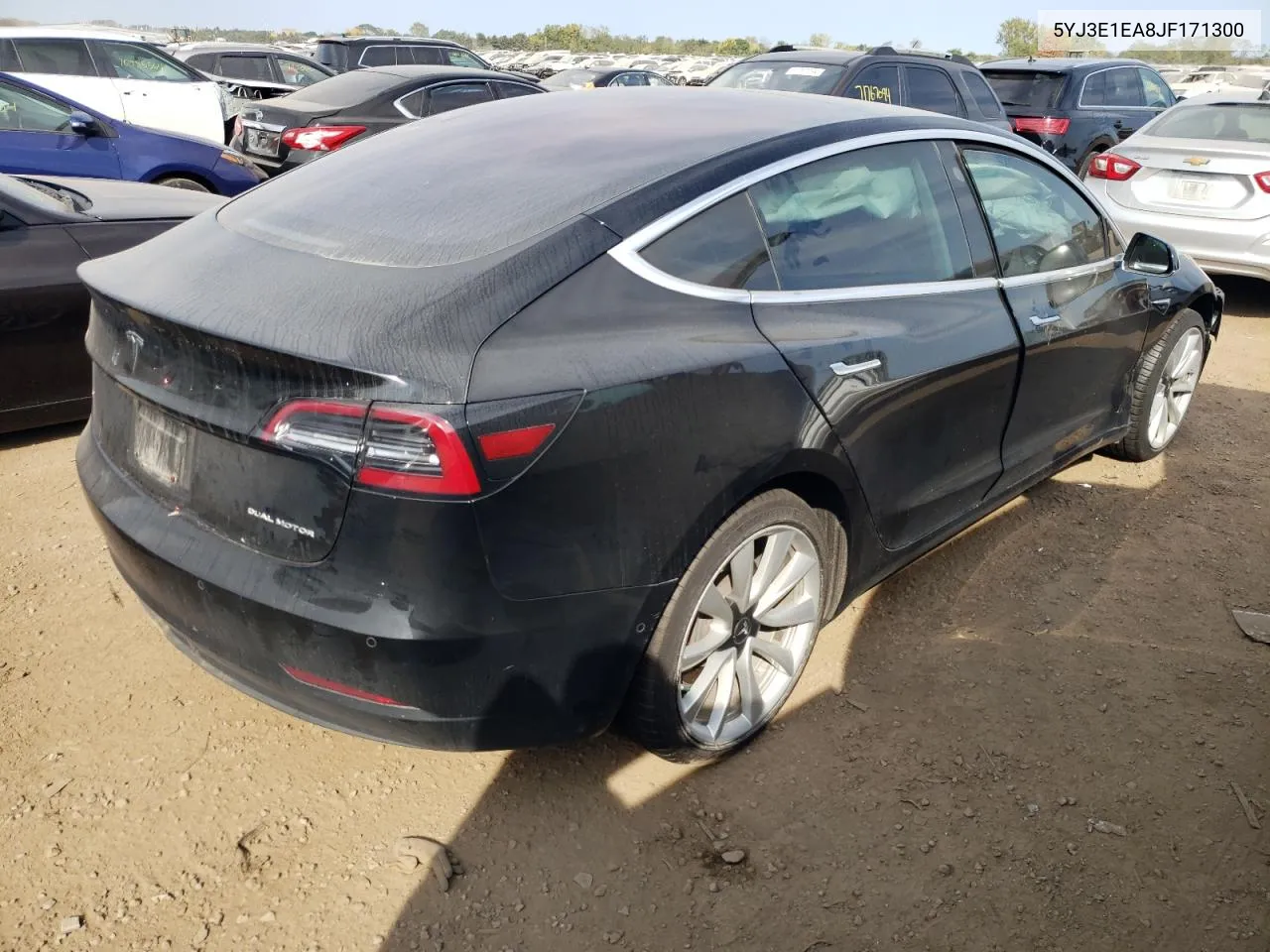 5YJ3E1EA8JF171300 2018 Tesla Model 3