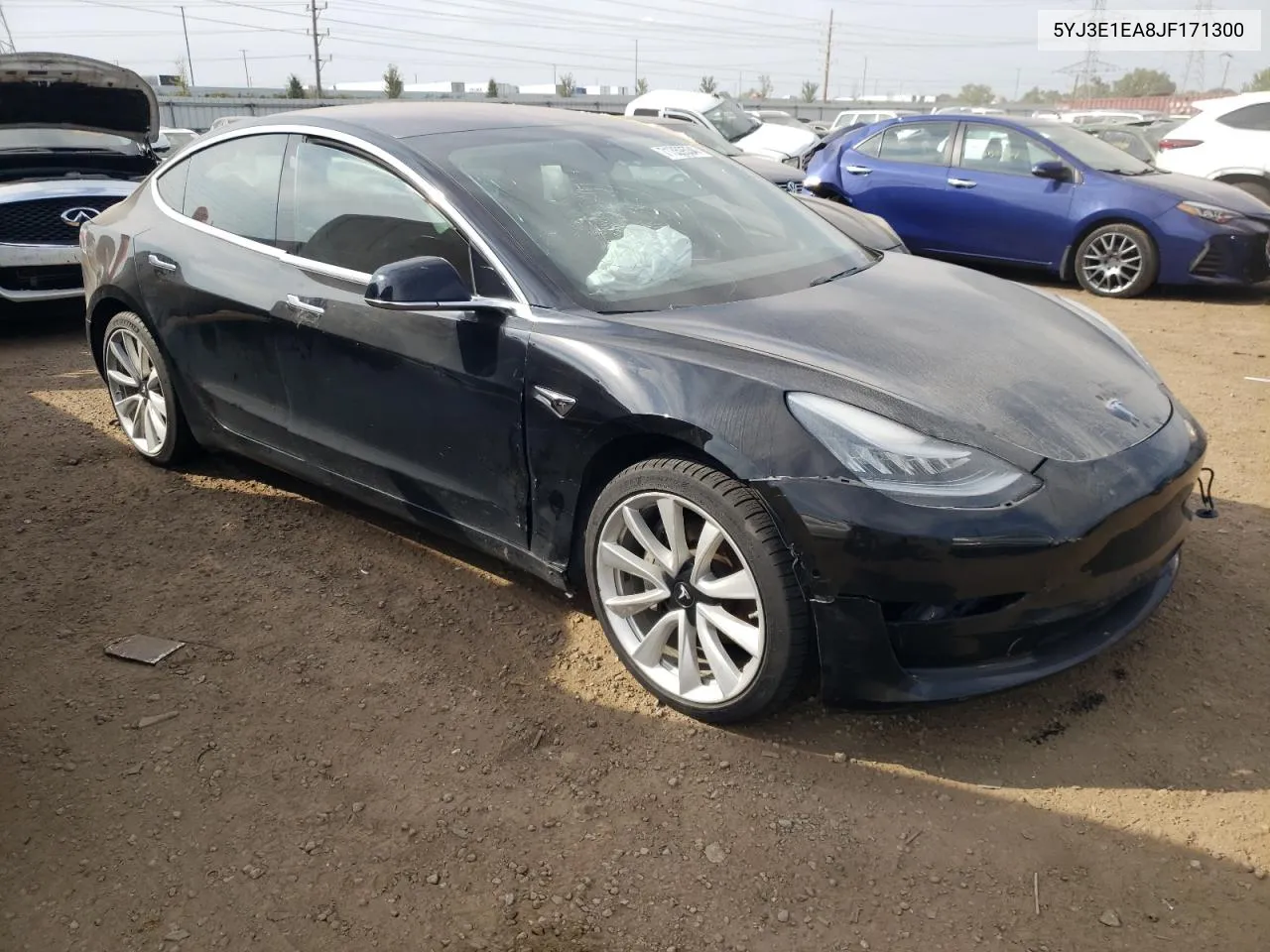 5YJ3E1EA8JF171300 2018 Tesla Model 3